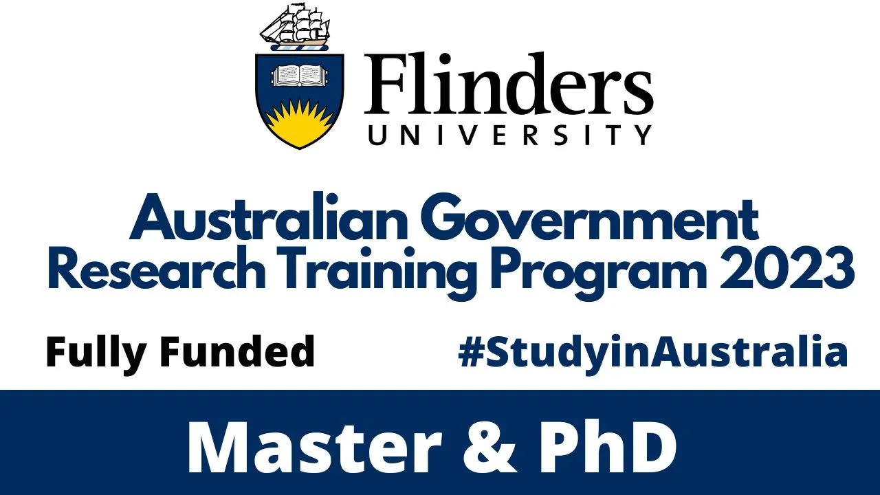 Australian Government Research Training Program Scholarship 2023 at Flinders University in Australia