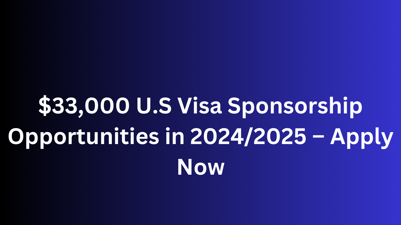 US Visa Sponsorship